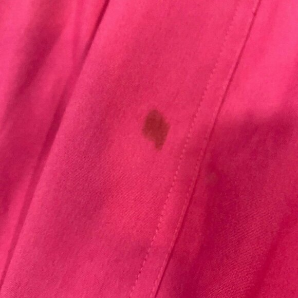 Perry Ellis Pink Pleated Skirt Size 6 Knee Length - Picture 8 of 9